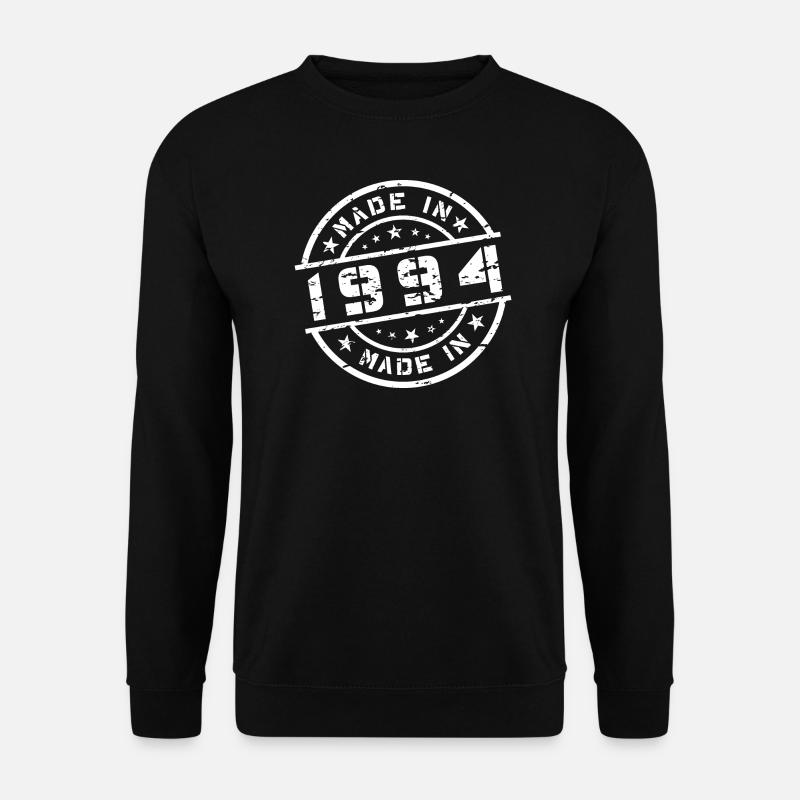 Geburtsjahr Geburtstag Born In - Made in 1994 - Unisex Pullover - Schwarz