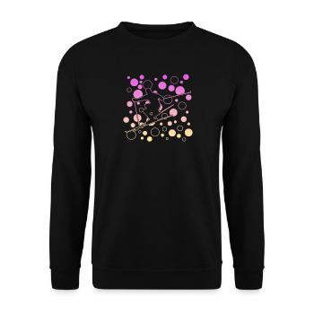 Ski - Unisex Pullover - Schwarz - Vorne - Alina (178cm) & Michal (187cm)