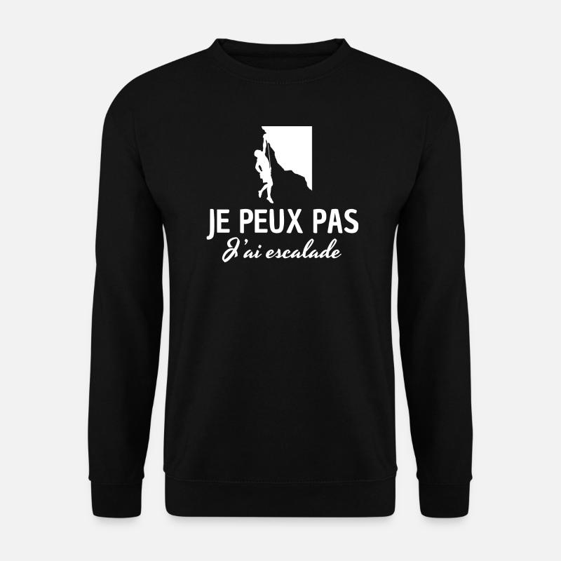 I can't I climbed - Unisex Sweatshirt - black