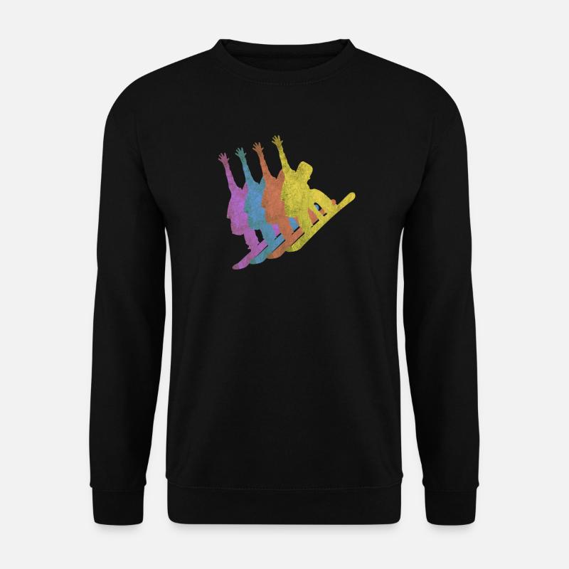 Snowboard Snowboarding - Unisex Pullover - Schwarz