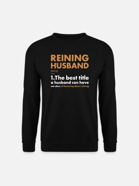 Pure Husband Definition Reining - Unisex Sweatshirt - black