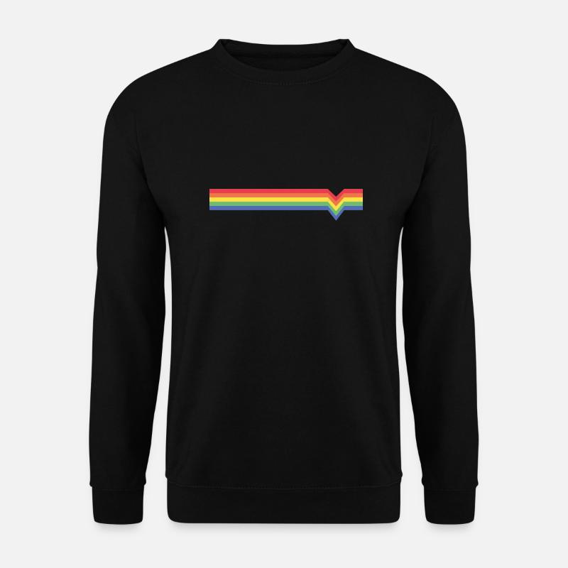regenbogen - Unisex Pullover - Schwarz