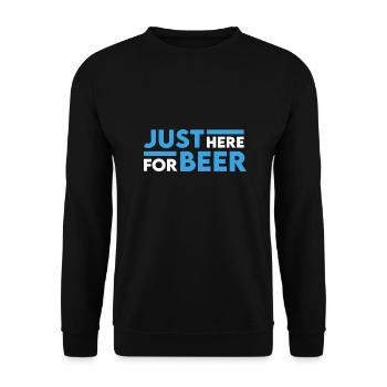 Seulement ici pour la fête de la bière à Majorque - Sweat-shirt Unisexe - noir - Devant - Alina (178cm) & Michal (187cm)