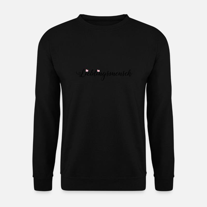 Lieblingsmensch - Unisex Pullover - Schwarz