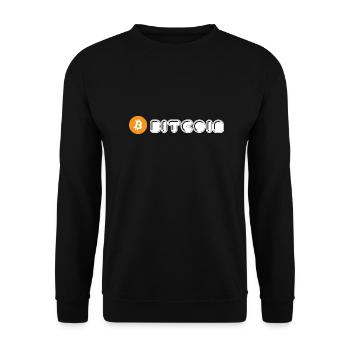 Bitcoin - Sweat-shirt Unisexe - noir - Devant - Alina (178cm) & Michal (187cm)