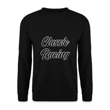 Classic Racing - Unisex Pullover - Schwarz - Vorne - Alina (178cm) & Michal (187cm)