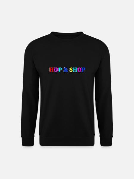 Hop and Shop - Unisex Sweatshirt - black