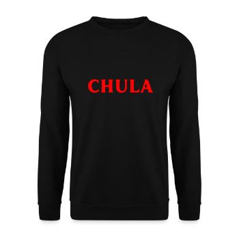 gut aussehende Person Spanisch Sprache - Unisex Pullover - Schwarz - Vorne - Alina (178cm) & Michal (187cm)
