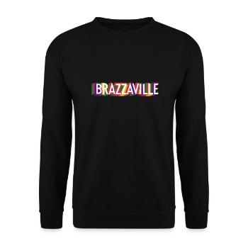 Brazzaville - Sweat-shirt Unisexe - noir - Devant - Alina (178cm) & Michal (187cm)