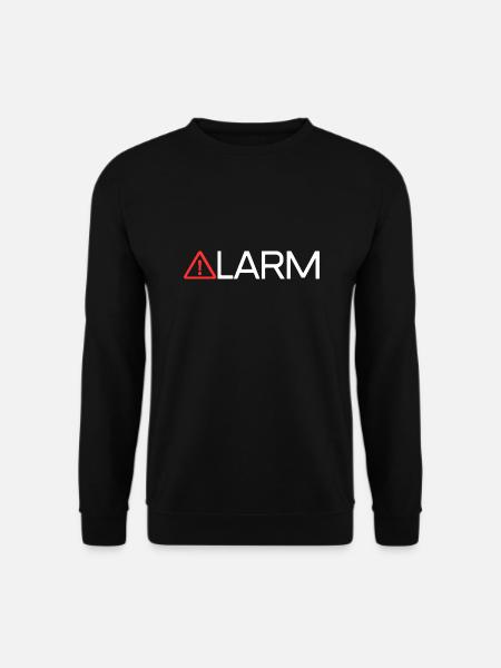ALARM - Unisex Pullover - Schwarz