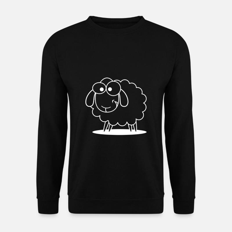Schaf keep sheep - Unisex Pullover - Schwarz