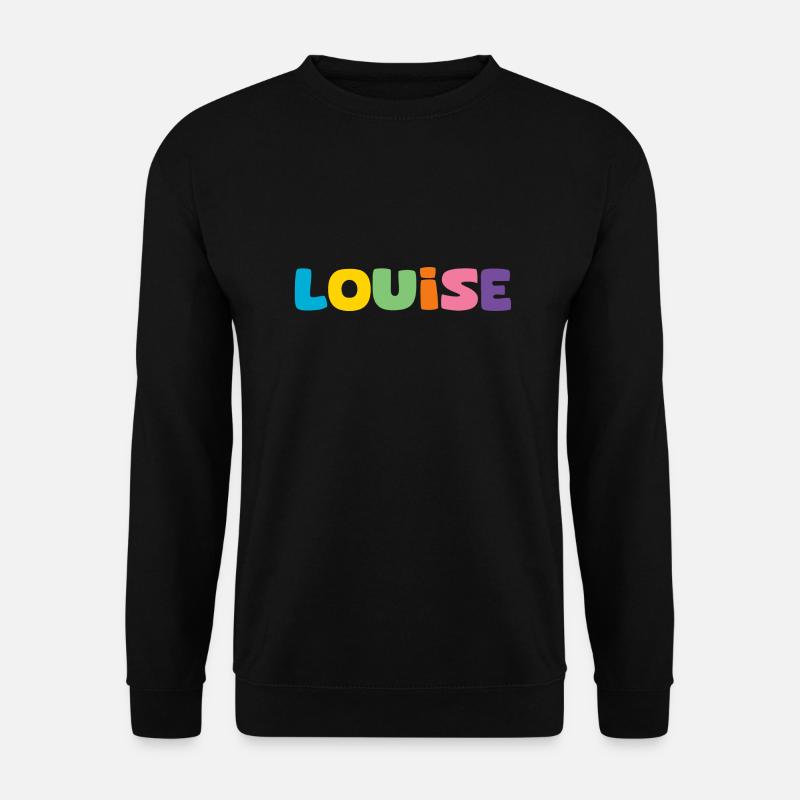 Name - Louise - Unisex Sweatshirt - black