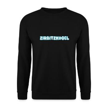 Geschenk für Zirbitzkogel - Unisex Pullover - Schwarz - Vorne - Alina (178cm) & Michal (187cm)