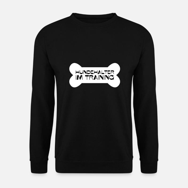 Hundehalter im Training - Unisex Pullover - Schwarz