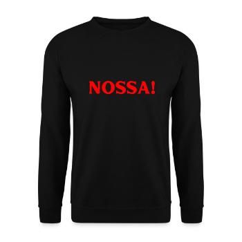 Portugiesisch Sprache - Unisex Pullover - Schwarz - Vorne - Alina (178cm) & Michal (187cm)