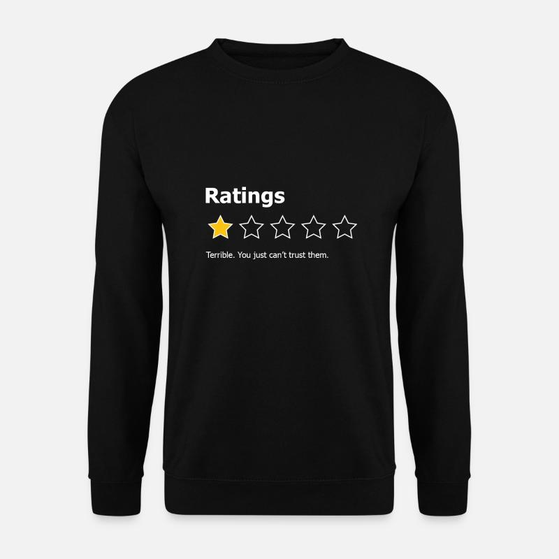 Die Einschaltquoten sind schrecklich - Unisex Pullover - Schwarz
