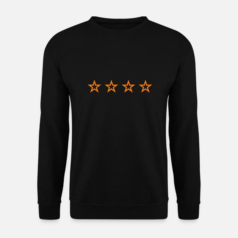 4 stars - Unisex Sweatshirt - black