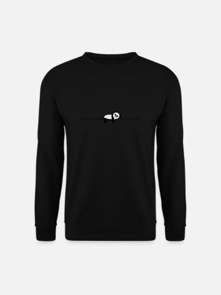sleeping panda - Unisex Sweatshirt - black