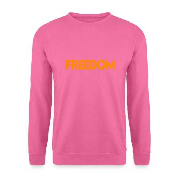 Freedom - Unisex Sweatshirt - pink - Front