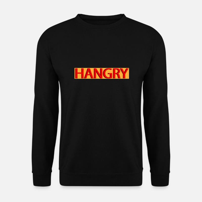 Hangry - Unisex Pullover - Schwarz