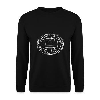 Globus Gitter - Unisex Pullover - Schwarz - Vorne - Alina (178cm) & Michal (187cm)