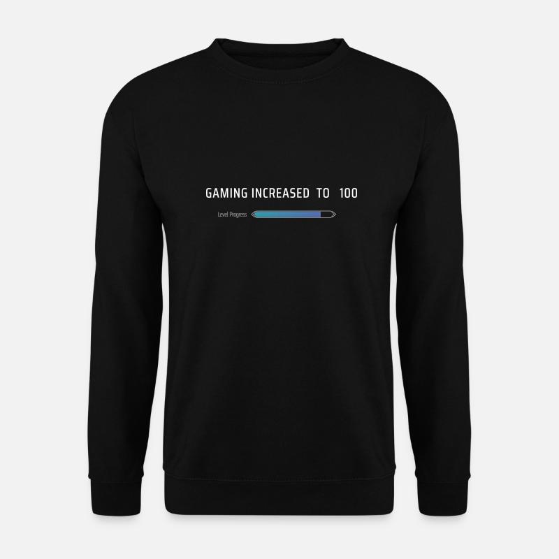 Gaming Increased To 100 - Unisex Sweatshirt - black