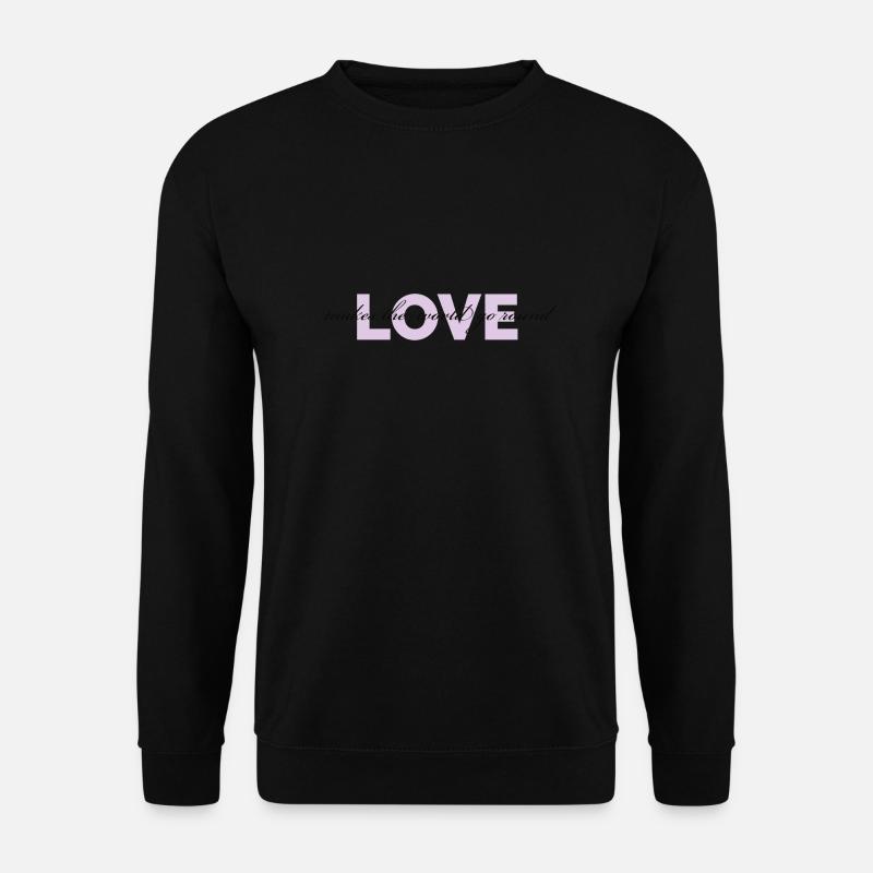 Love - Unisex Pullover - Schwarz