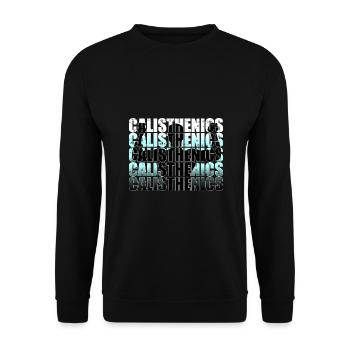 Callisthénie - Sweat-shirt Unisexe - noir - Devant - Alina (178cm) & Michal (187cm)