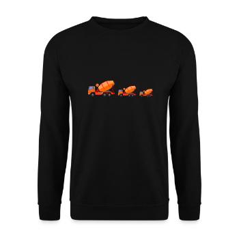 Baustelle - Unisex Pullover - Schwarz - Vorne - Alina (178cm) & Michal (187cm)