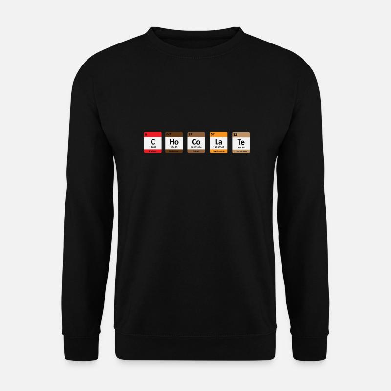 Schokolade - Unisex Pullover - Schwarz