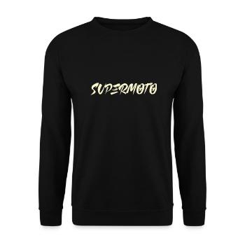 Supermoto - Unisex Sweatshirt - black - Front - Alina (178cm) & Michal (187cm)