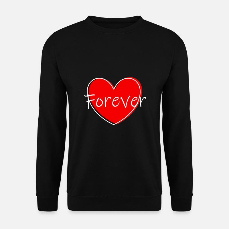 Saint-Valentin, Saint-Valentin, Saint-Valentin - Sweat-shirt Unisexe - noir