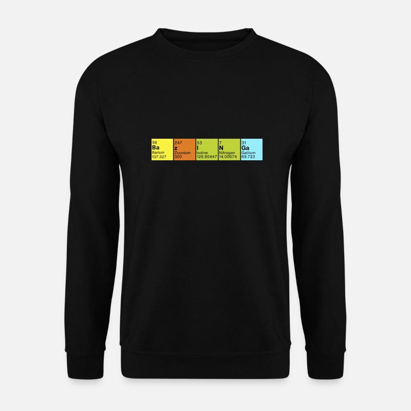 Periodic Table of Elements - Unisex Sweatshirt - black
