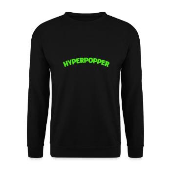 Rétro des années 90 Hyperpop Musique esthétique - Sweat-shirt Unisexe - noir - Devant - Alina (178cm) & Michal (187cm)