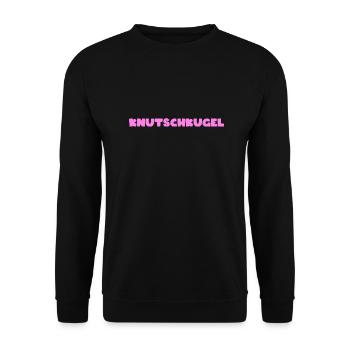 Knutschkugel - Unisex Pullover - Schwarz - Vorne - Alina (178cm) & Michal (187cm)