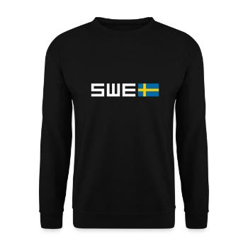 Schweden - Unisex Pullover - Schwarz - Vorne - Alina (178cm) & Michal (187cm)