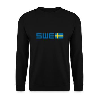 Schweden - Unisex Pullover - Schwarz - Vorne - Alina (178cm) & Michal (187cm)
