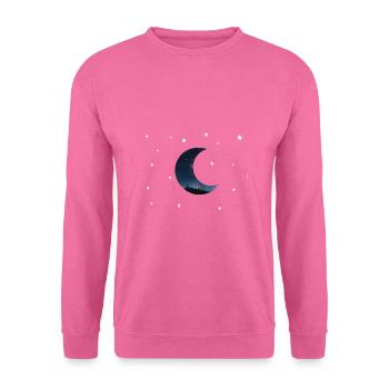 mond und sterne - Unisex Pullover - Pink - Vorne
