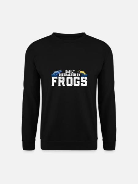 Pfeilgiftfrosch Frosch Dendrobaten Färberfrosch - Unisex Pullover - Schwarz