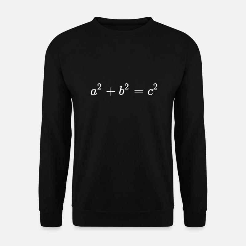 Satz Des Pythagoras - Mathematik Formel - Unisex Pullover - Schwarz