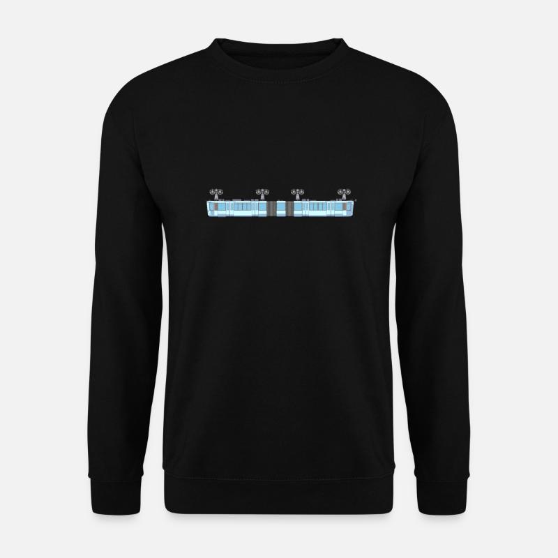 Schwebebahn lang - Unisex Pullover - Schwarz