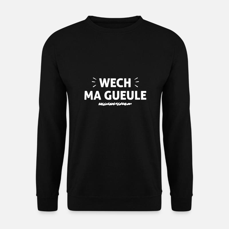 wesh ma gueule - Sweat-shirt Unisexe - noir