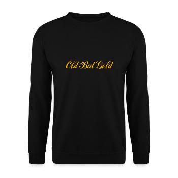 Old But Gold - Unisex Pullover - Schwarz - Vorne - Alina (178cm) & Michal (187cm)