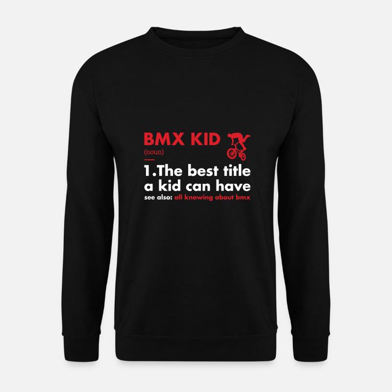 Sport Kid Definition BMX - Unisex Pullover - Schwarz