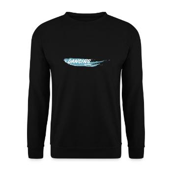 Dancing Dance Music - Unisex Pullover - Schwarz - Vorne - Alina (178cm) & Michal (187cm)