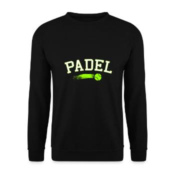 Padel Team Urban - Unisex Pullover - Schwarz - Vorne - Alina (178cm) & Michal (187cm)