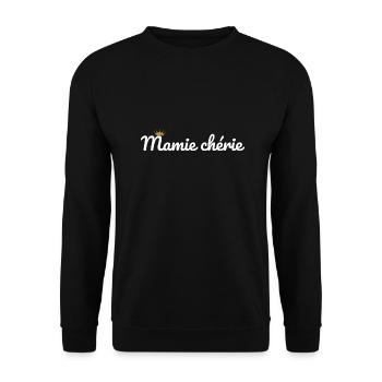 Geliebte Mutter - Unisex Pullover - Schwarz - Vorne - Alina (178cm) & Michal (187cm)