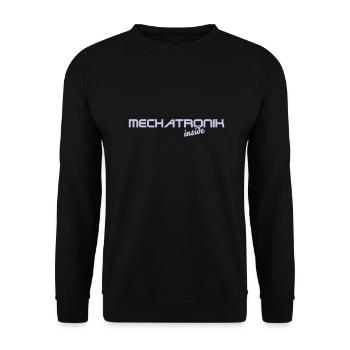 mechatronik inside 2 - Unisex Pullover - Schwarz - Vorne - Alina (178cm) & Michal (187cm)
