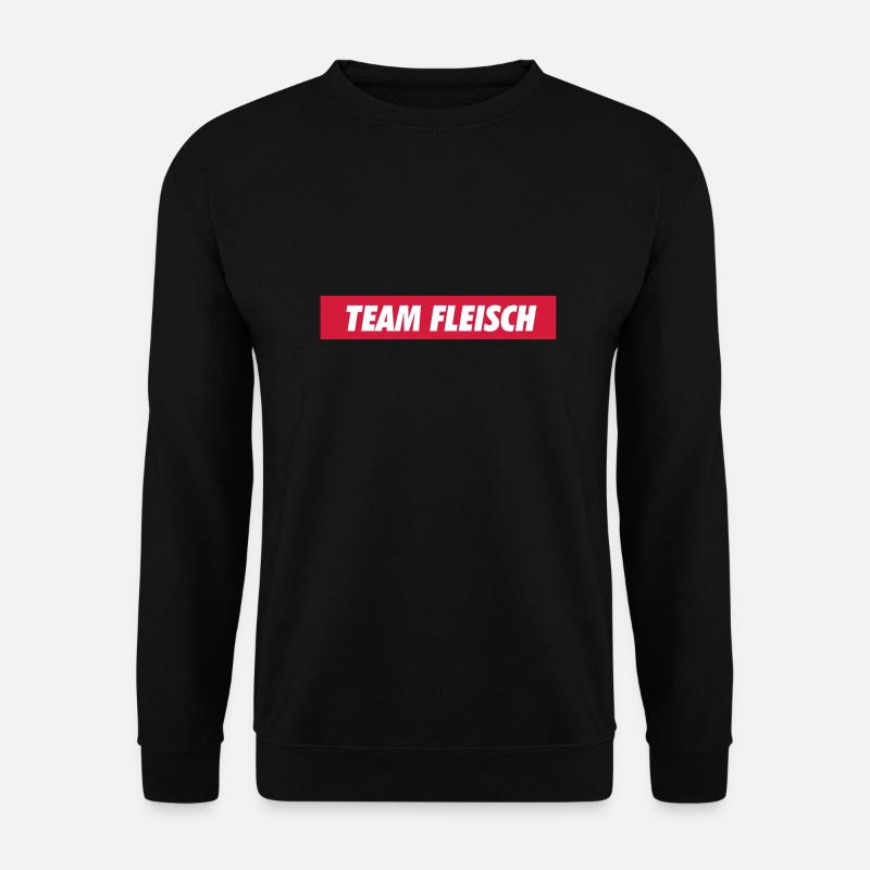 team fleisch - Unisex Pullover - Schwarz