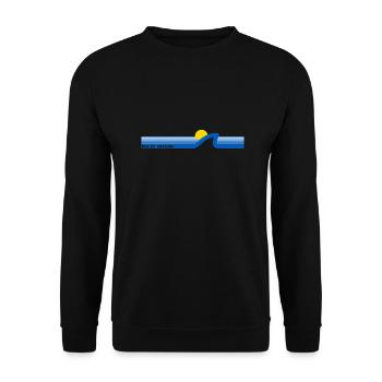 Rise Up Ukraine Sun Sea Wave Freedom - Unisex Sweatshirt - black - Front - Alina (178cm) & Michal (187cm)
